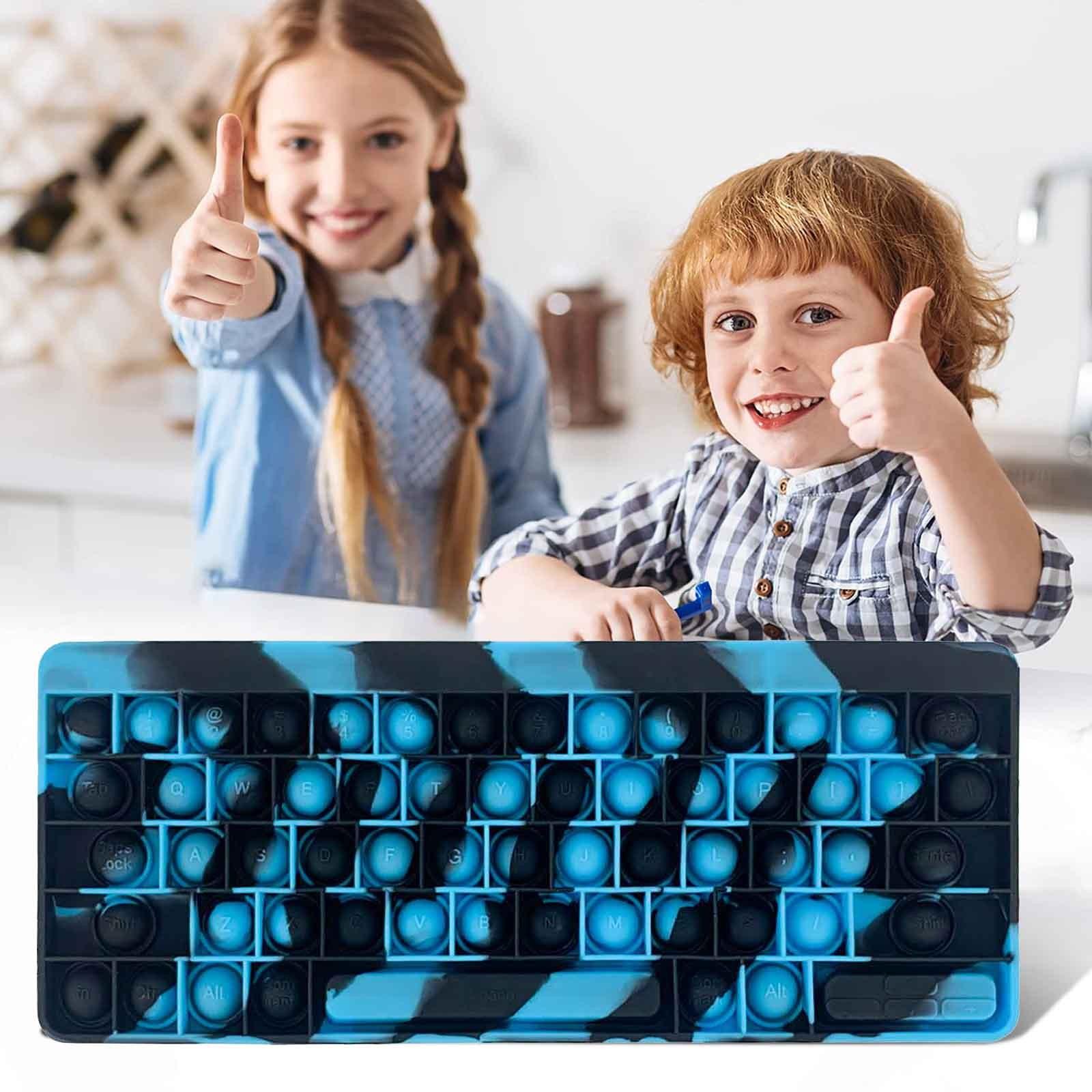 

Клавиатура Push Bubble Сенсорная игрушка Редуктор для особых потребностей One size