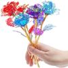 Fade Resistant Eternal Roses Colorful Artificial Crystal Flower  Valentine's Day
