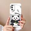 Custodia Per Samsung S20 FE Plus Ultra Gatto Panda Copertura Posteriore Per Samsung Galaxy S 20 Protezione Fotocamera Custodie in Silicone Liquido per Telefono