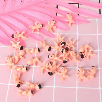 Σετ Πλαστικά Μωρά για Παιχνίδια Baby Shower 1 ίντσας Μίνι Φιγούρες Μωρών για Διακόσμηση Βασιλόπιτας Παιχνίδι με Παγάκια Μικρές Διακοσμήσεις για Παιχνίδι Baby Shower