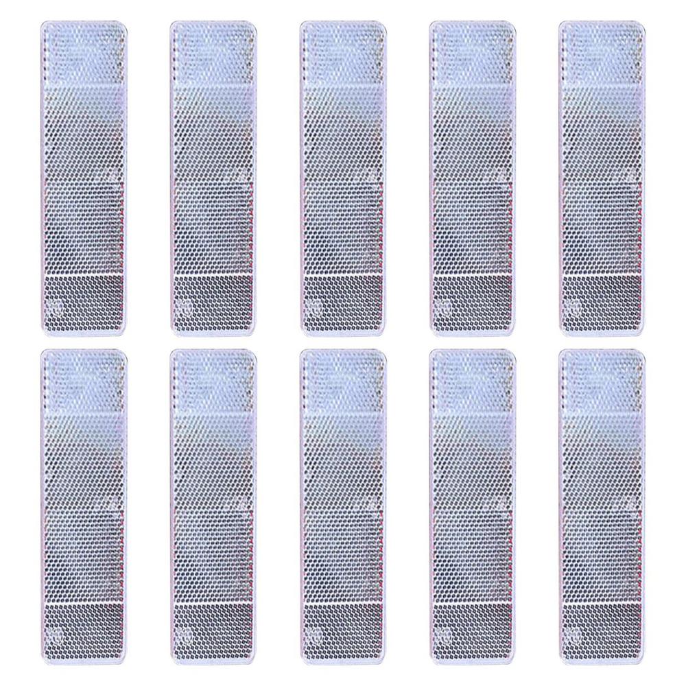 High Visibility Reflective Tape 10 Pieces Reflective Stickers Scratch-Resistant Reflective Strips Reflective Tape for Trucks