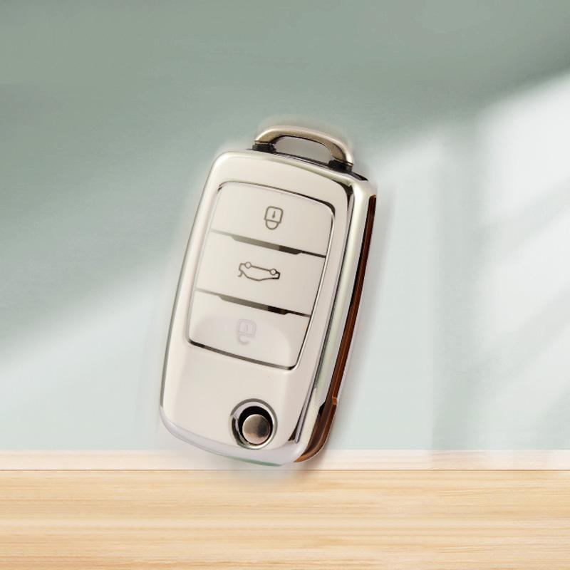 Car Remote Key Case Cover for Volkswagen VW Polo Golf Passat TiguanBeetle Caddy T5 Up Eos Skoda Octavia Seat Leon Altea Fob