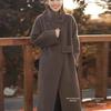 2025 Autumn/Winter Petite Korean Mid-Length Wool Coat