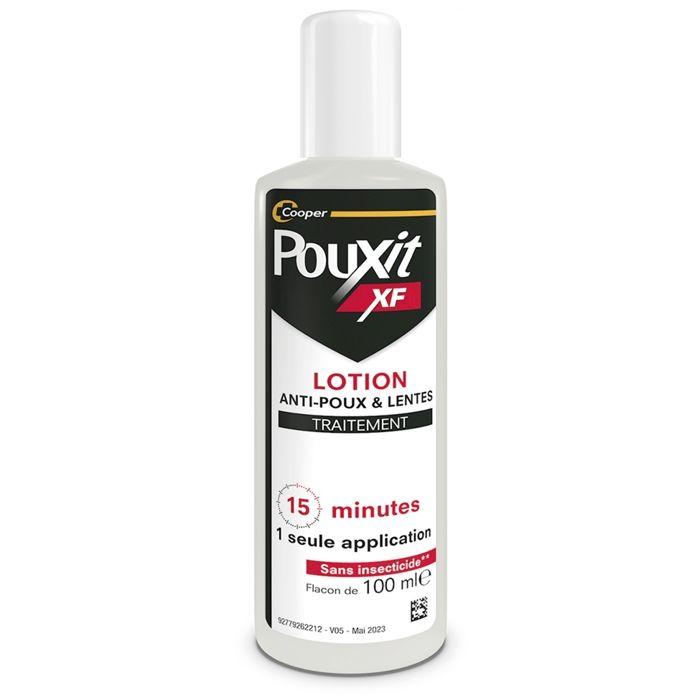 Pouxit Extra Strong Lotion for Head Lice and Nits Acts In a Single 15-minute Application Pack 2x100 Ml