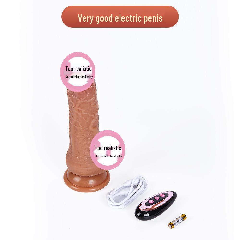 Realistic Soft Silicone Dildo - Realistic Female Toy with Big Stallion Shape
