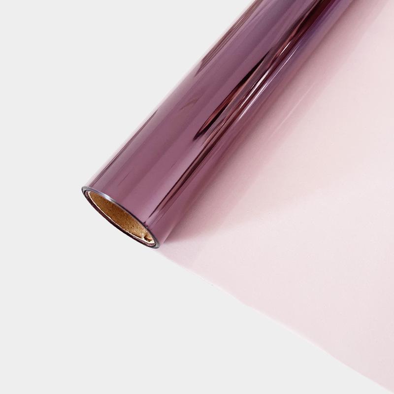 Solid Color Glassine Waterproof Floral Wrap for DIY Bouquets