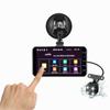 1080P Voice Control Car Rearview Video Dash Cam Recorder Camera 4 In IPS Parking Monitor Loop-Recording Motion Detection