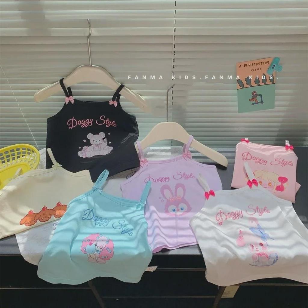 „2024 Koreanischer Sommer-Cartoon-Tragetuch in Bonbonfarben für Mädchen – süßes, hautfreundliches Design“