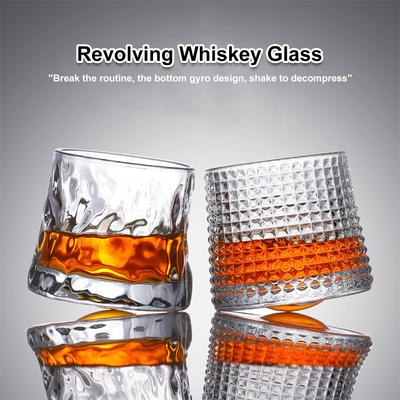 Otočná sklenice na whisky Tumbler Otočná sklenice Old Fashioned Šálek na džus Nápoj Káva Víno pro Bar Domov Vánoční dárky