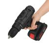 25+3 Speed Cordless Impact Wrench Electric Drill Socket Electric Screwdrive 1/2 Battery US Plug Black 48V