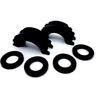 Heavy Duty D Ring Shackle U Shape Recovery Hook Trail Gear Offroad Shackle  Vehicle Recovery