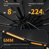 Umbrella Extra Large Thickened Reinforced 224 Bone Automatic Umbrella Oversized Men's and Women's All-Weather Umbrella Sun Protection Folding Storm