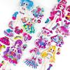 6/12/24pcs 3D Bubble Sticker Dress Up Girl Cute Design Various Styles Reusable Children Sticker Toy Birthday Gift for Girls TMZ