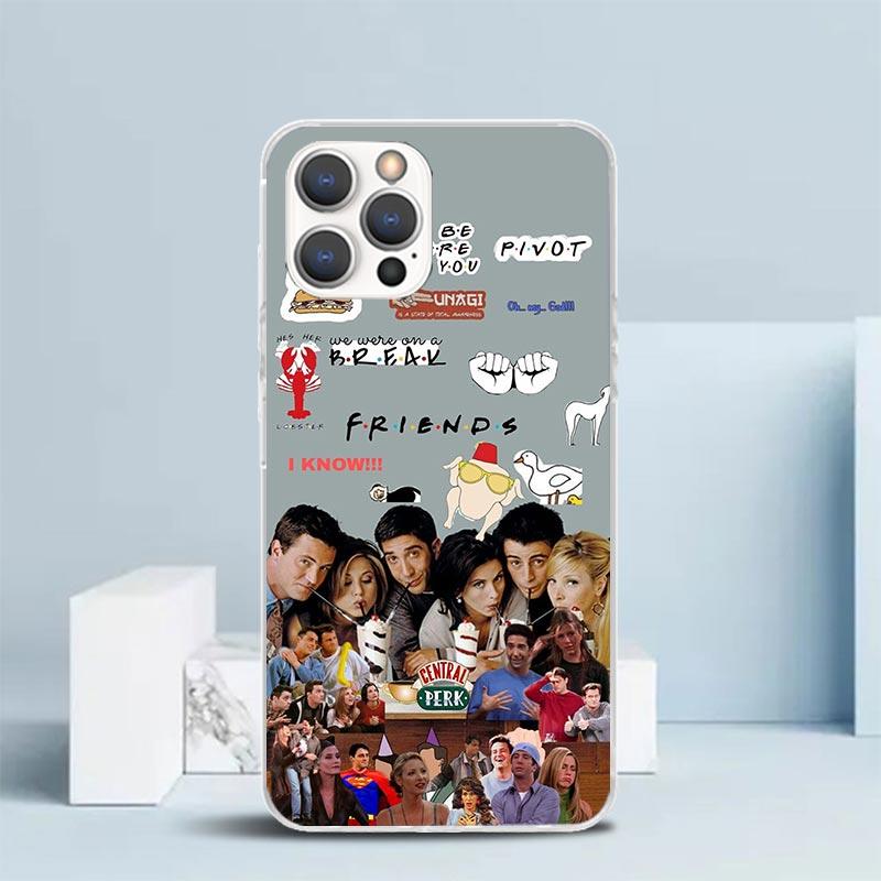 Friends Tv Show Funny Family Phone Case For IPhone 16 17 Air 16E 15 14 Plus 13 Mini 12 11 Pro Max 7 8 + SE 2020 Soft TPU Back Co
