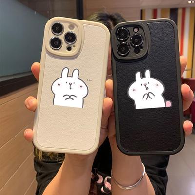 Roztomilý pouzdro na telefon s králíčky pro Apple iPhone 13 14 Pro 11 12 Mini Max X Xr Xs 8 7 Plus Silikonový kryt z jehněčí kůže