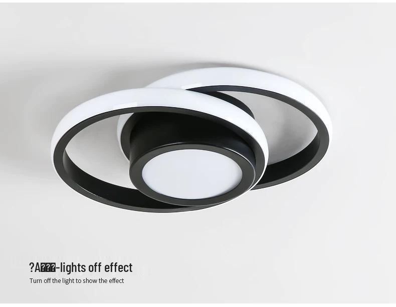 Скандинавський світлодіодний стельовий світильник для холу, гардеробної, сходової клітки, балкона та коридору