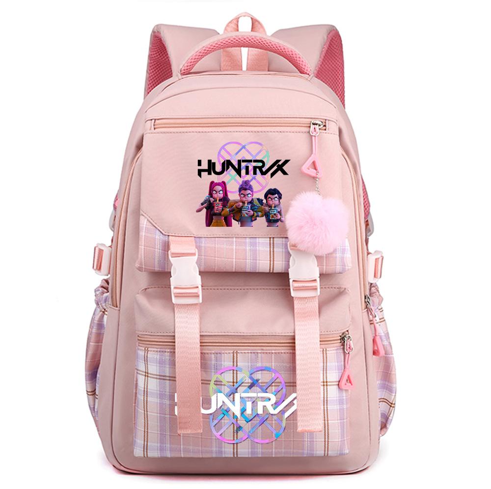 Cartoon K-Pop Printed Large Capacity Backpack for Teenger Student Girl Boy Schoolbag Bookbag Kid Gift Women Waterproof Travel Bag Rucksak