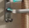 Gunmetal No-Drill Wall-Mounted Towel Rack for Bathroom Storage