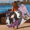 Cute Gorjusses Cartoon S-Santoro Microfiber Blanket Quick Drying Beach Towels Printing Super Absorbent Pool Towel Blanket
