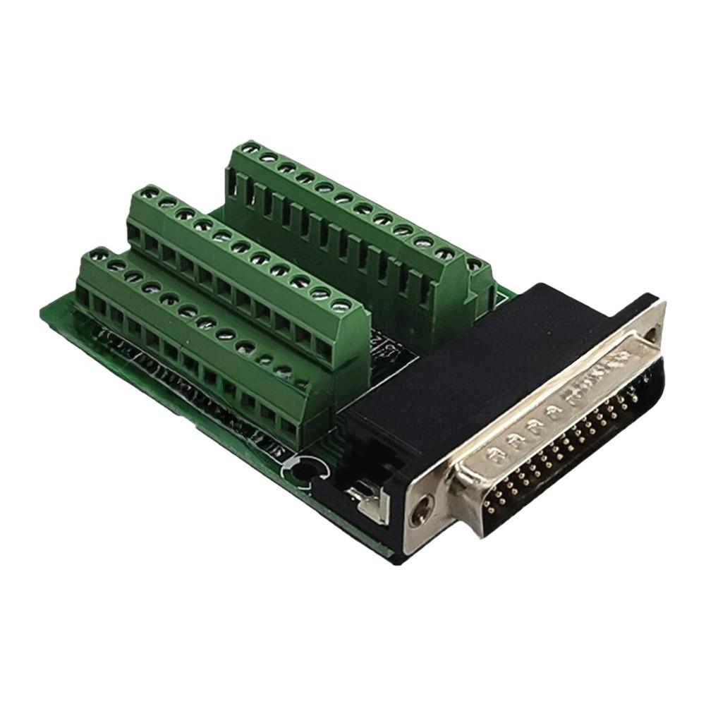 DB44-G2 Male Connector Adapter Module for PCB Mounting Terminal Block Connection in Electrical Control Systems