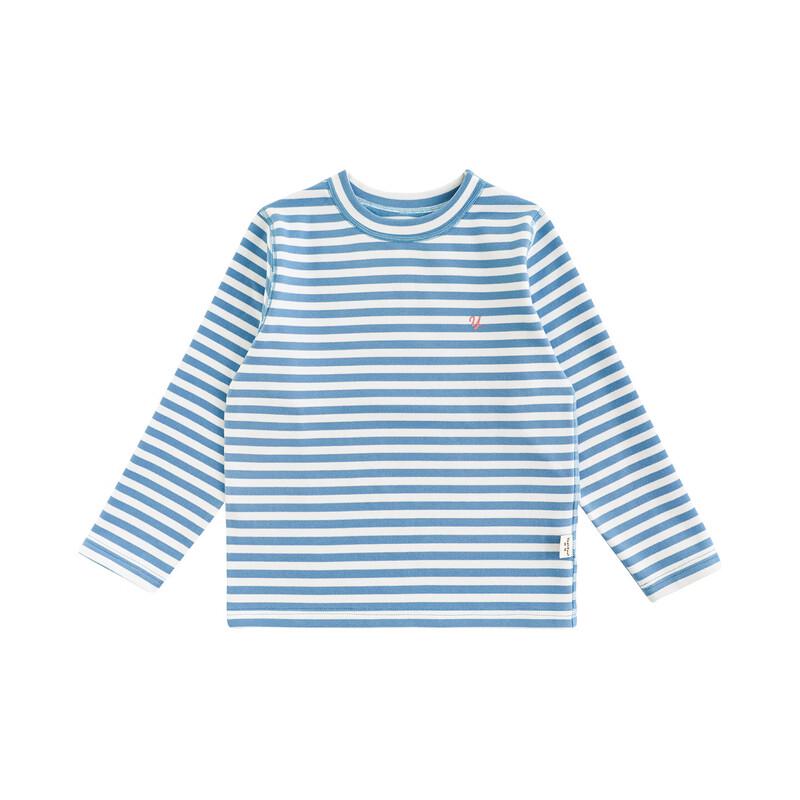 Youyou Girl s Double-Sided Fleece Contrast Seamless Base Layer T-Shirt 80