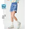 Girls' Bowknot Denim Shorts