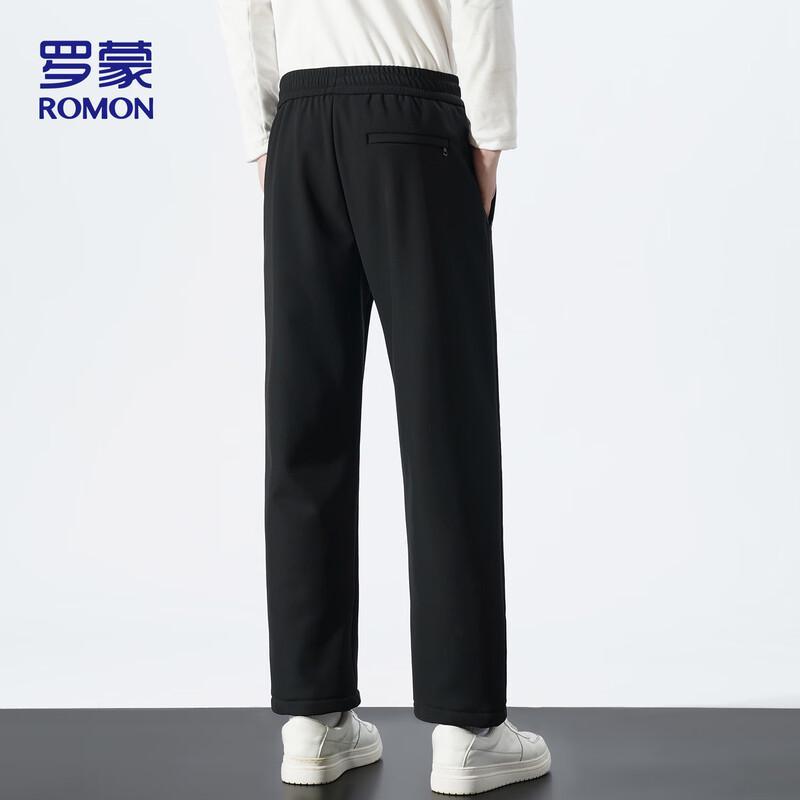 ROMON Men's Warm Fleece-Lined Casual Pants 802