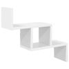 Wall Shelf White 48 X 15 X 42 Cm Engineered Wood