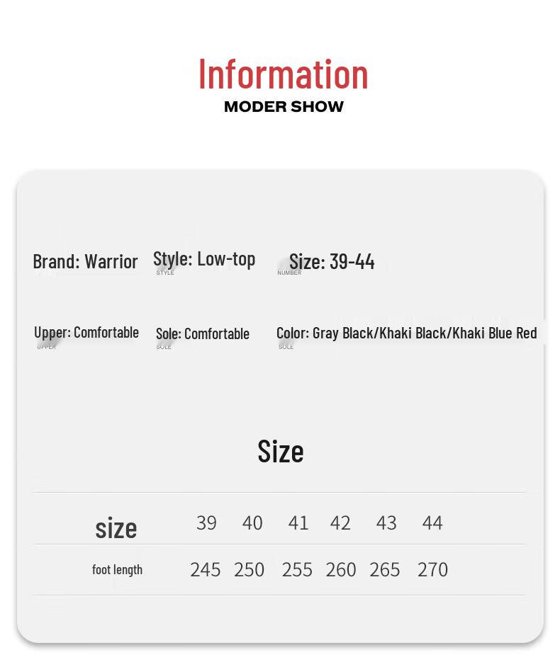 Warrior Men's Mesh Breathable Casual Hiking Shoes 5798Z