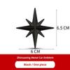 1Pcs Car Badge Emblem Sticker 3D Metal Car Decoration Metal Guide Star Adhesive For Universal Cars Moto Bike Car Styling