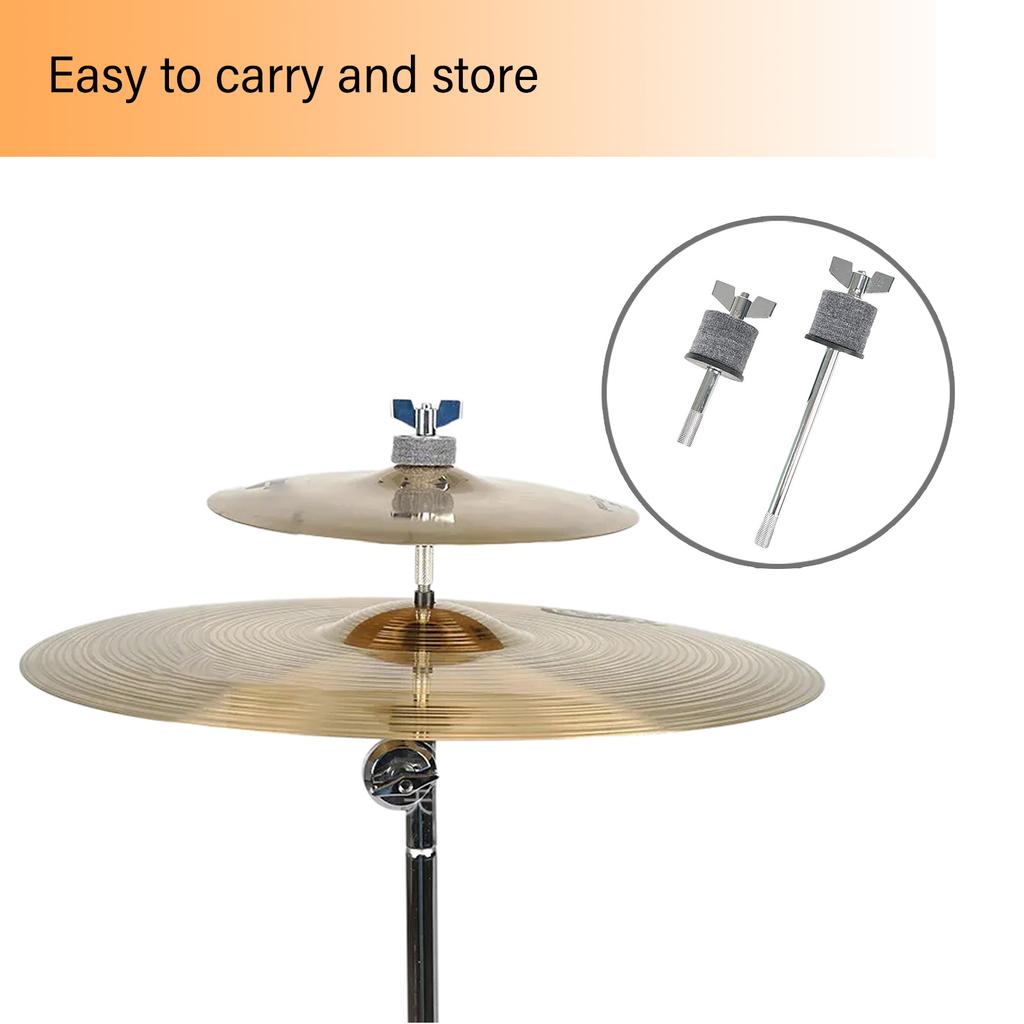Cymbal Stacker Mount Drum Cymbal Boom Arm Holder Snare Drum Cymbal Stacker Boom Arm for Playing Concert Music Enthusiast