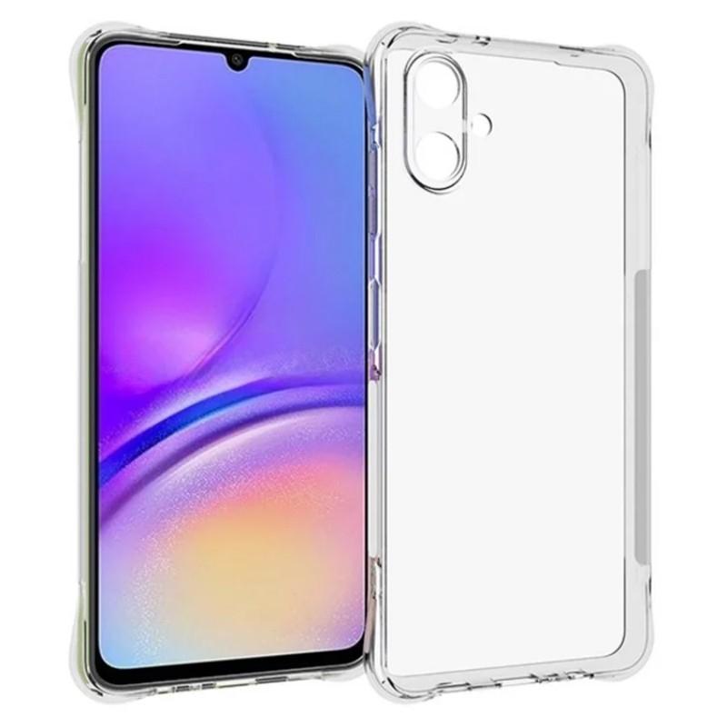 For Samsung Galaxy A06 4G Clear TPU Case WANLONFENG TM Series 2.0mm Phone Back Cover