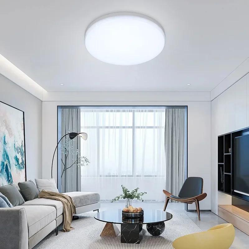 DurableStarry Sky Round Disc Board Light Led Ceiling Light Modern Simple Round Bedroom Entry Corridor Balcony Light