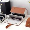 Portable Glasses Sunglasses Multi Grid Folding Travel Portable Storage Box