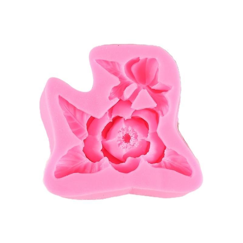 Plant Flowers Shaped Mold Fondant Resin Mould Cake Pastry Baking DIY Supplies