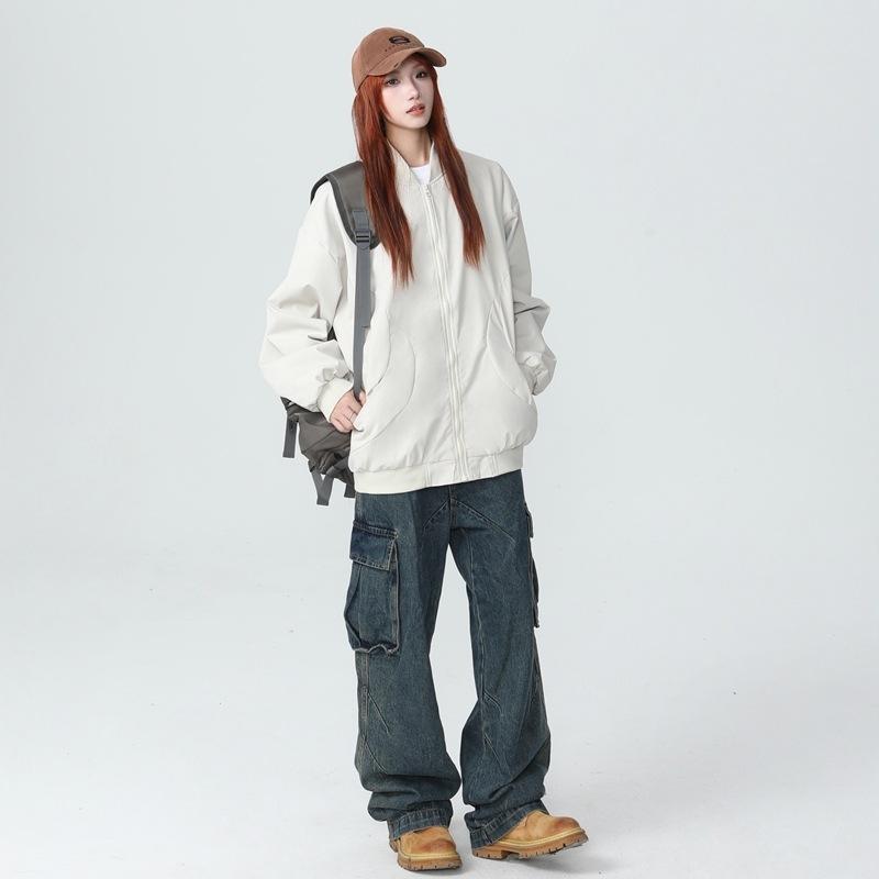 Spring and Autumn Baseball Uniform Men's Casual Jacket Couple Top Gown Autumn Jacket
