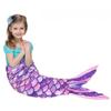 Mermaid Sleeping Bag Universal Soft Mermaid Tail Blanket Beautiful Cozy Rainbow Mermaid Blanket Children's Anti Kick Sleeping Bag