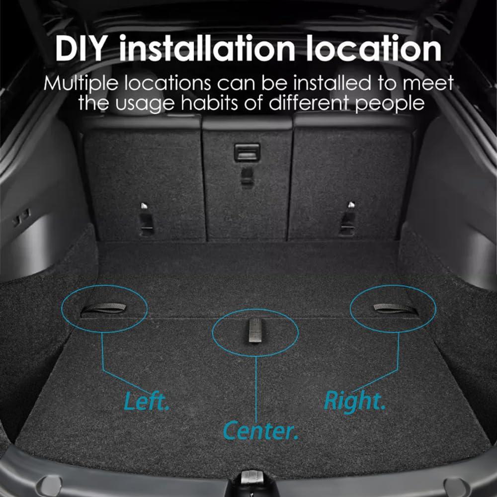 Kofferraum Seil Zugband Für Tesla Model Y 2021-2026 Öffnen Heckklappe Abdeckung Griff Zugband Auto Organizer Zubehör Gadgets