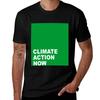 Climate Action Now Tshirt High Elasticity Sports Tshirt