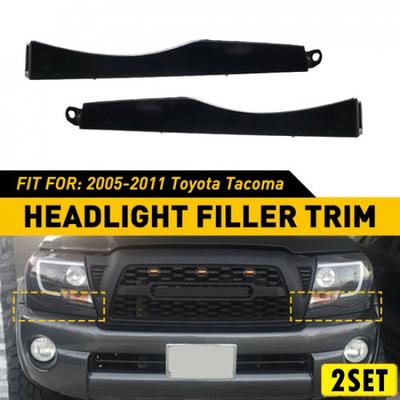2Set For TOYOTA 2005-2011 TACOMA Front Bumper Headlight Filler Trim Panel Set LH