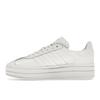 Adidas Gazelle Bold Triple White Damen Sneaker Wolkenweiß IE5130