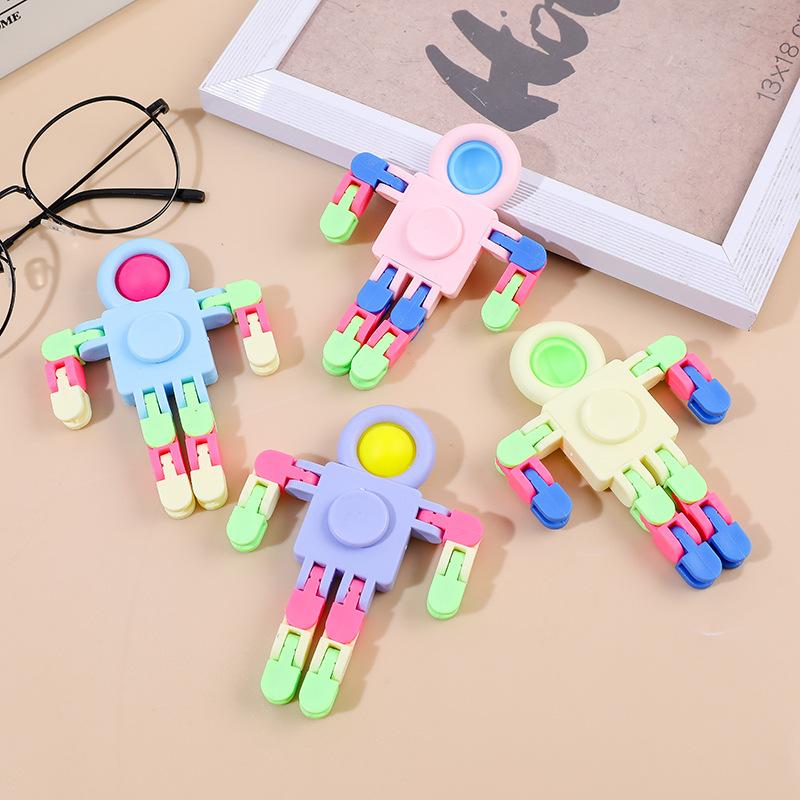 

Fidget Spinners Celebration Favors Sensory Fidget Playthings Deformable Chain Stress Relief Birth Date Gifts Designed For Children Adult Playthings -A8080