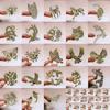5Sheets Elegant Butterfly Metal Stickers Resin Mold Fillers Jewelry Making Materials Filling Epoxy Resin Supplies