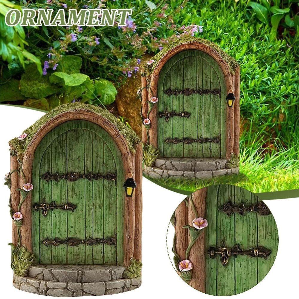 Fairy Gate Elven Gate Miniatures Wooden Fairy Doll Gate Funny Gift Gate