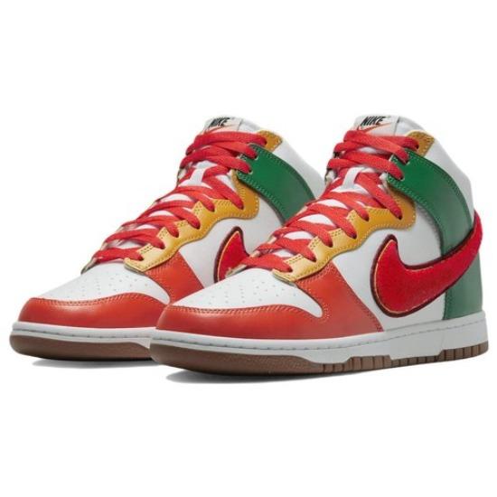 Nike Dunk High Chenille Swoosh 2022 DR8805-100 EU 44.5 разноцветный