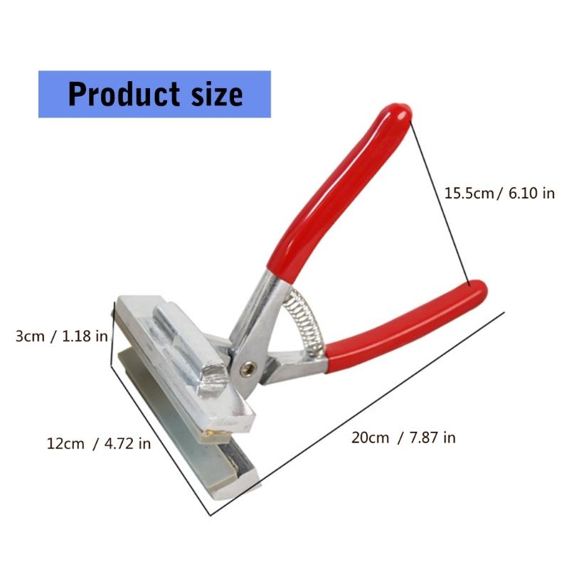 Pinze Ergonomiche per Tendere la Tela con Ganascia in Acciaio Inossidabile Adatte per Graffettatura Senza Sforzo su Telai Materiali Artistici 12cm
