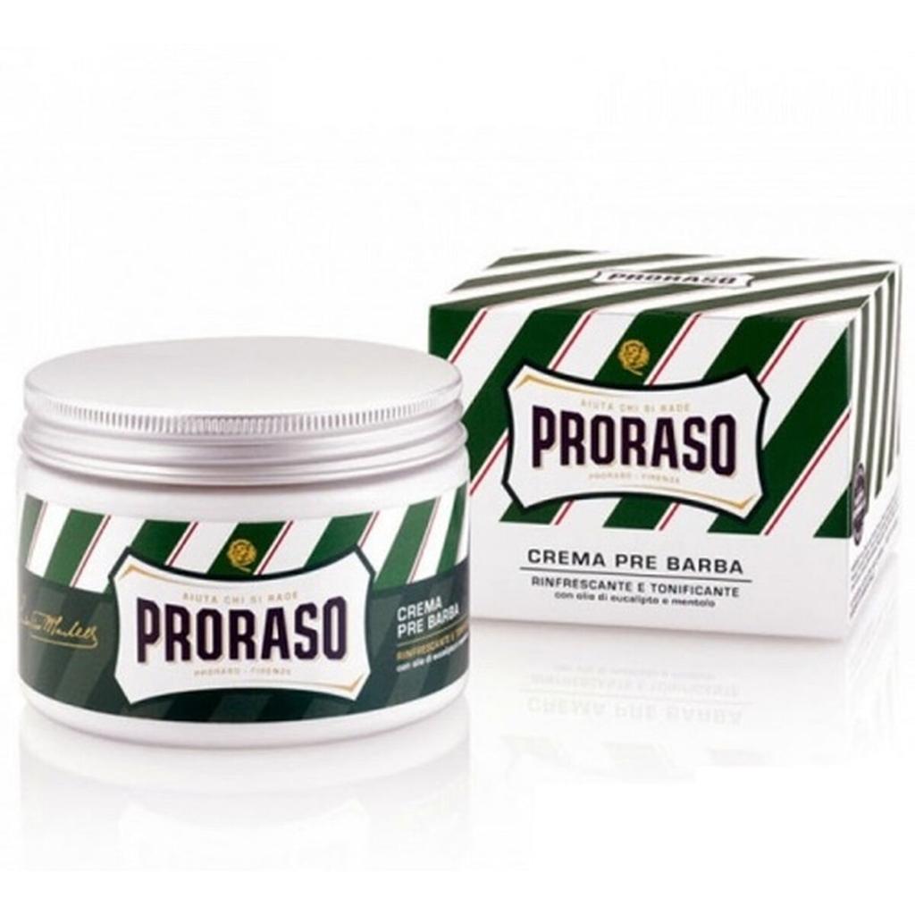 Proraso Refreshing Professional Pre-Shave Cream with Eucalyptus Oil and Menthol 300 Ml