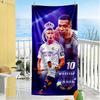 Mbappé Customizable Name Beach Towel Super Soft & Absorbent Suitable for Sports Travel Swimming Yoga Bathroom Beach And Pool