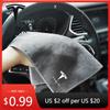 Car Sticker Tesla Car Microfiber Wash Towel Auto Soft Cleaning Towel Wash Drying Cloth For Tesla Model-3 Model-S Model-X Model-Y