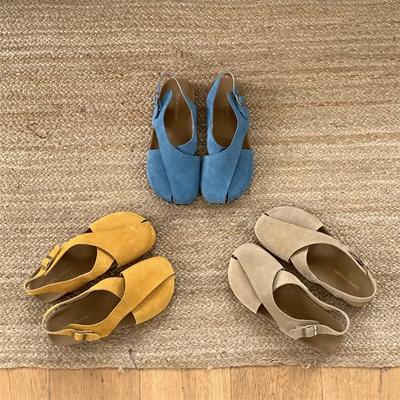 Scarpe basse da donna 2025 nuove estive da donna leggere traspiranti comode sandali romani da donna abbinamento colore retrò zapatos mujer